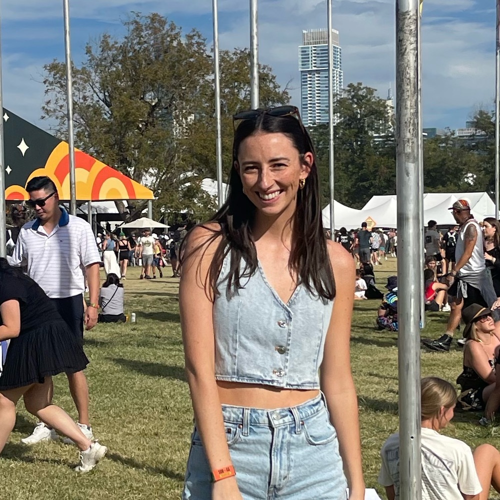 Vintage Light Wash Denim Vest